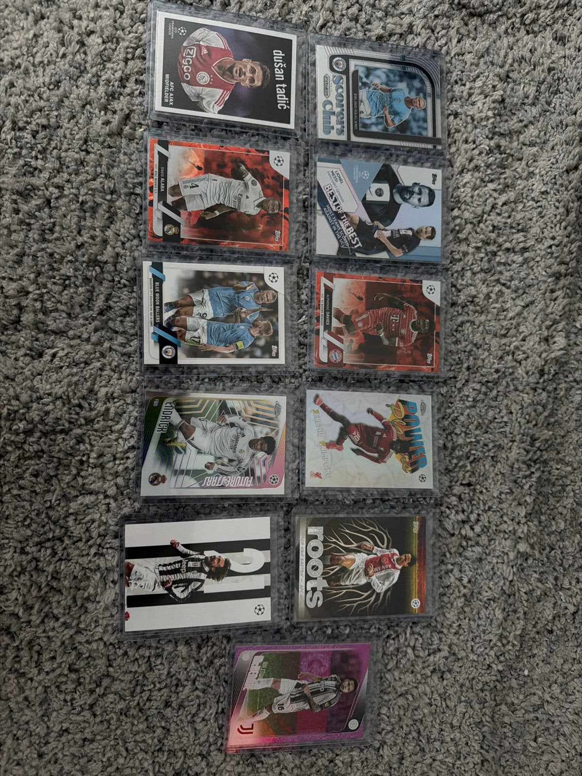 Topps Voetbal Trading Cards - Diverse Spelers, Verzamelen, Ophalen, Zo goed als nieuw, Buitenlandse clubs, Spelerskaart