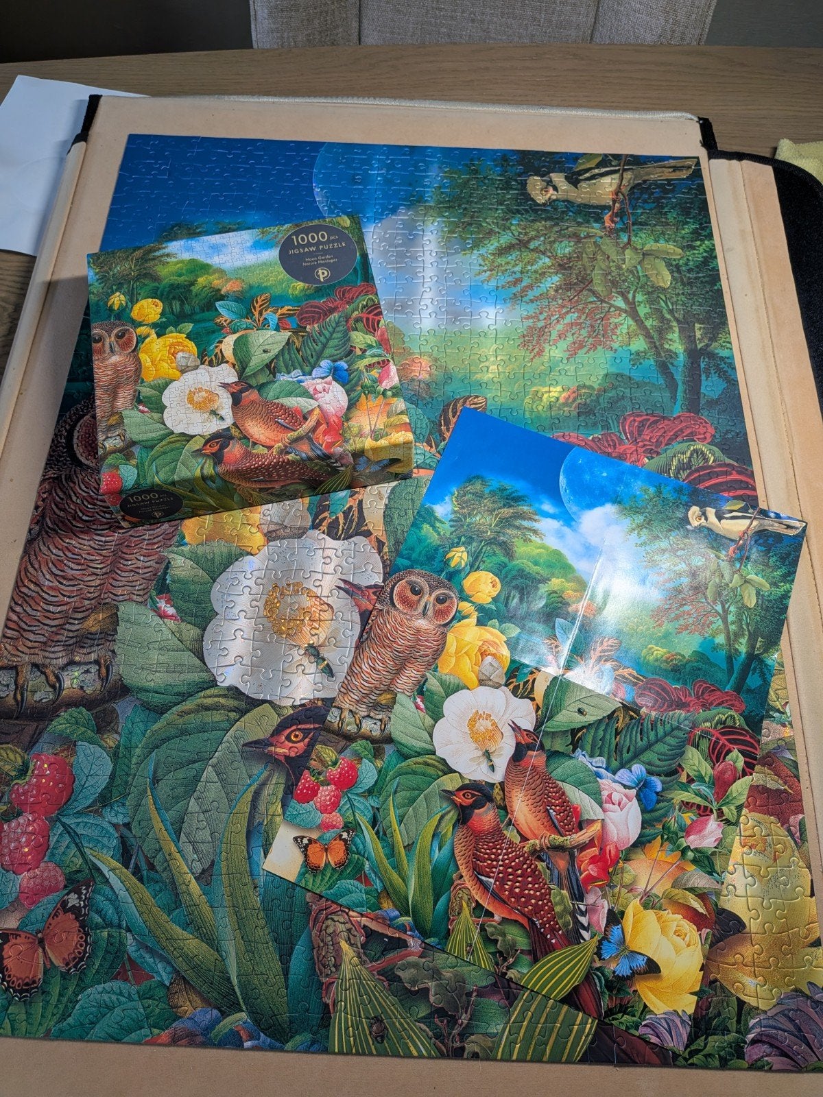 Jigsaw Puzzel 1000 stukjes - Zgan, compleet, Ophalen of Verzenden, 500 t/m 1500 stukjes, Zo goed als nieuw, Legpuzzel