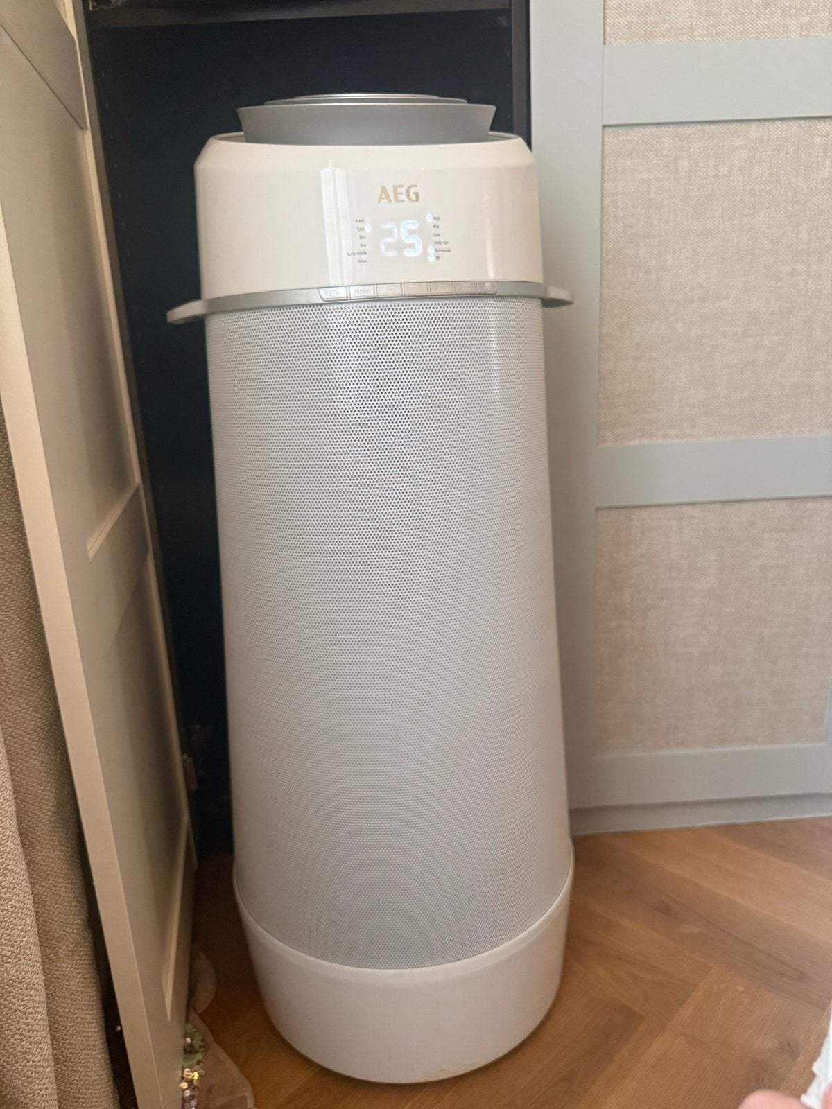 AEG PX71-265WT Mobiele Airco / airconditioning, Ophalen, Koelen en Ontvochtigen, Timer, Minder dan 60 m³