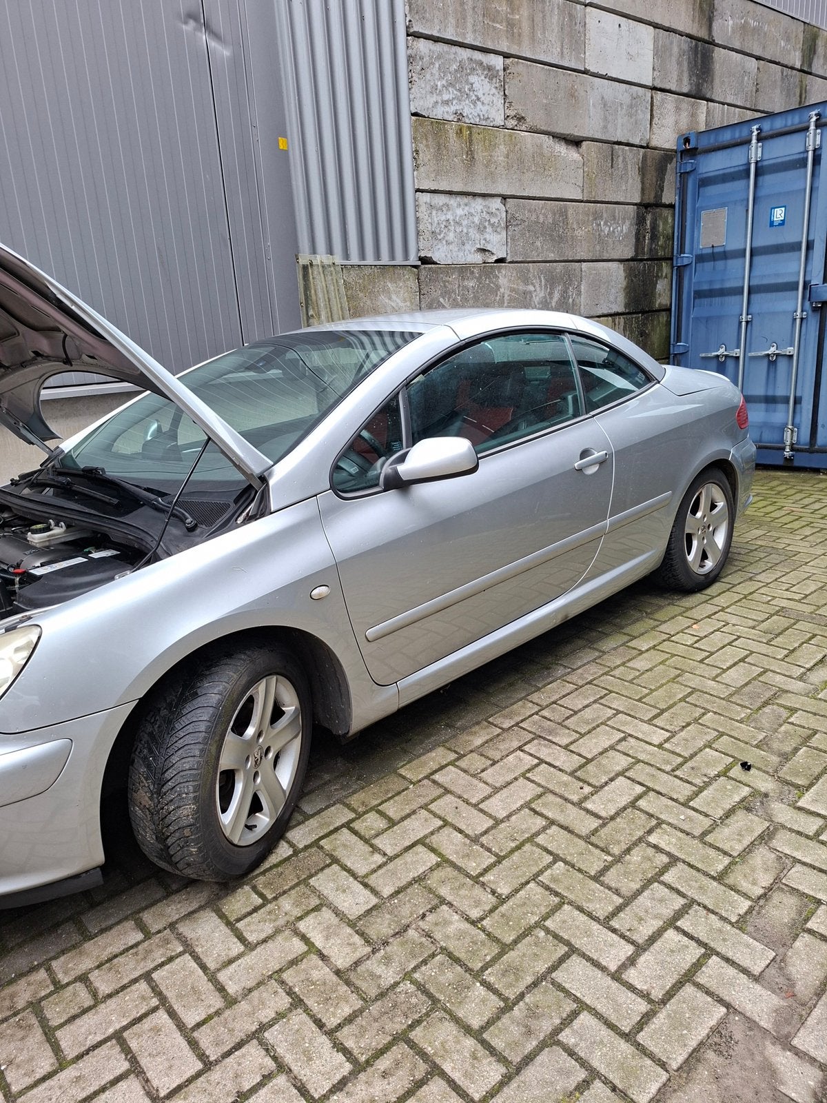 Peugeot 307 2.0 16V CC AUT 2004 Grijs, 4 cilinders, Cabriolet, 4 stoelen, Particulier