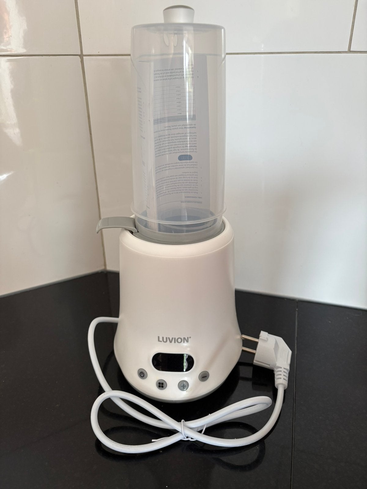 Luvion Eco Fast Deluxe flessenwarmer, Kinderen en Baby's, Ophalen of Verzenden, Gebruikt, Flessen- of potjesverwarmer, Luvion
