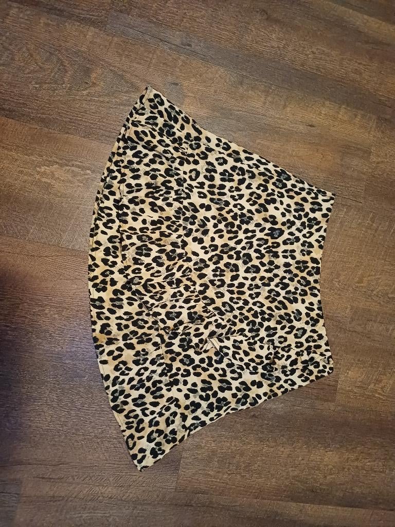 Rok met panter print Costes, Kleding | Dames, Beige, Ophalen of Verzenden, Zo goed als nieuw, Costes