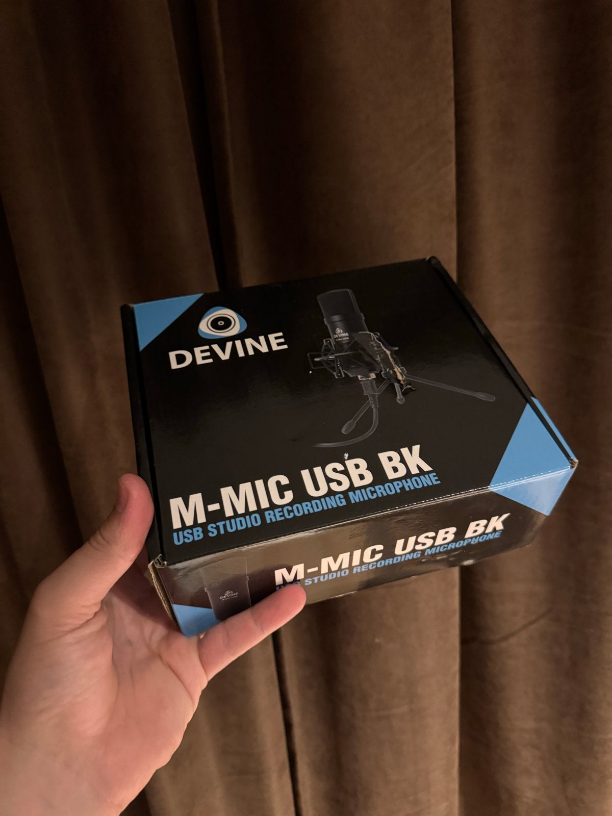 Devine M-MIC USB BK Studio Opname Microfoon, Muziek en Instrumenten, Microfoons, Nieuw, Studiomicrofoon, Ophalen of Verzenden