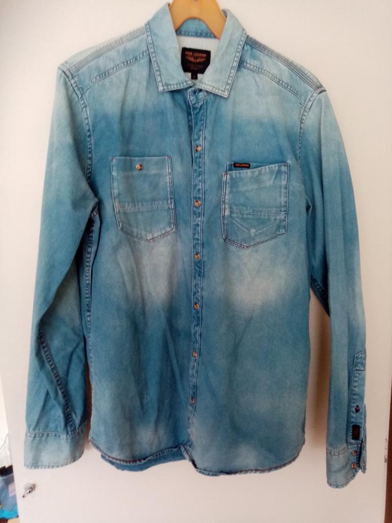 PME spijkerblouse, Blauw, Ophalen of Verzenden, Zo goed als nieuw, PME Legend