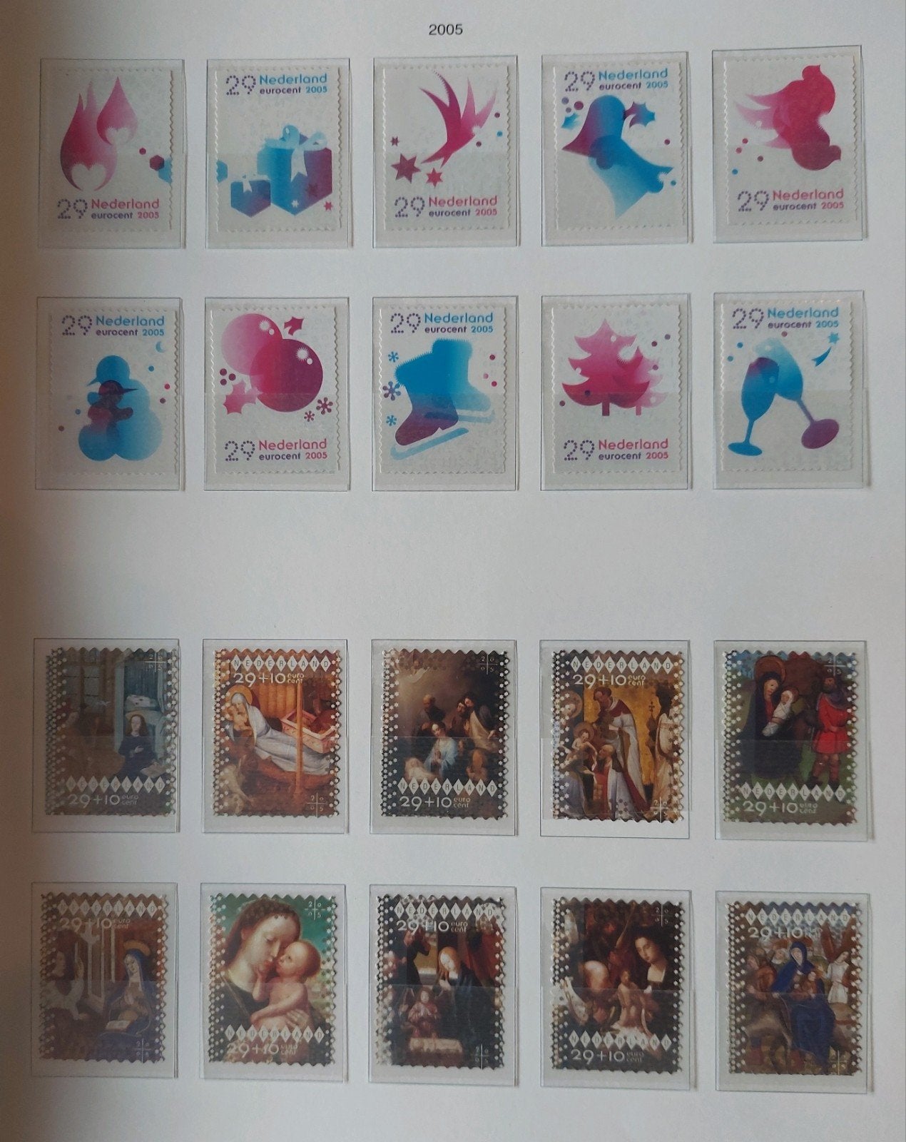 Nederlandse postzegels 2005 - Kerst en Winterthema's, Ophalen of Verzenden, Na 1940, Postfris