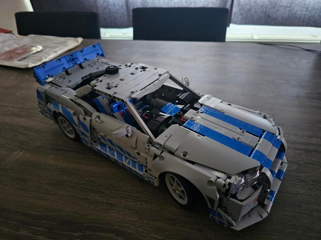 Nissan Skyline technisch lego, Hobby en Vrije tijd, Modelbouw | Radiografisch | Auto's, Ophalen, Zo goed als nieuw, Overige schalen