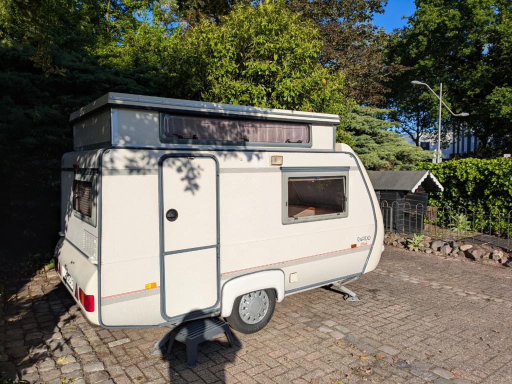 Rapido 31 met dometic pop up tent met zijtent, Caravans en Kamperen, Caravans, Standaardzit, Tot en met 2, 500 - 750 kg, Tot 4 meter