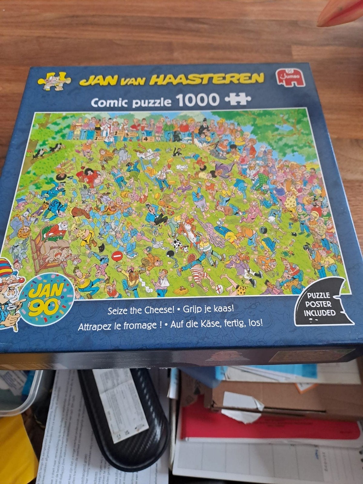 Jan van haasteren 1000stukjes, Ophalen of Verzenden, 500 t/m 1500 stukjes, Zo goed als nieuw