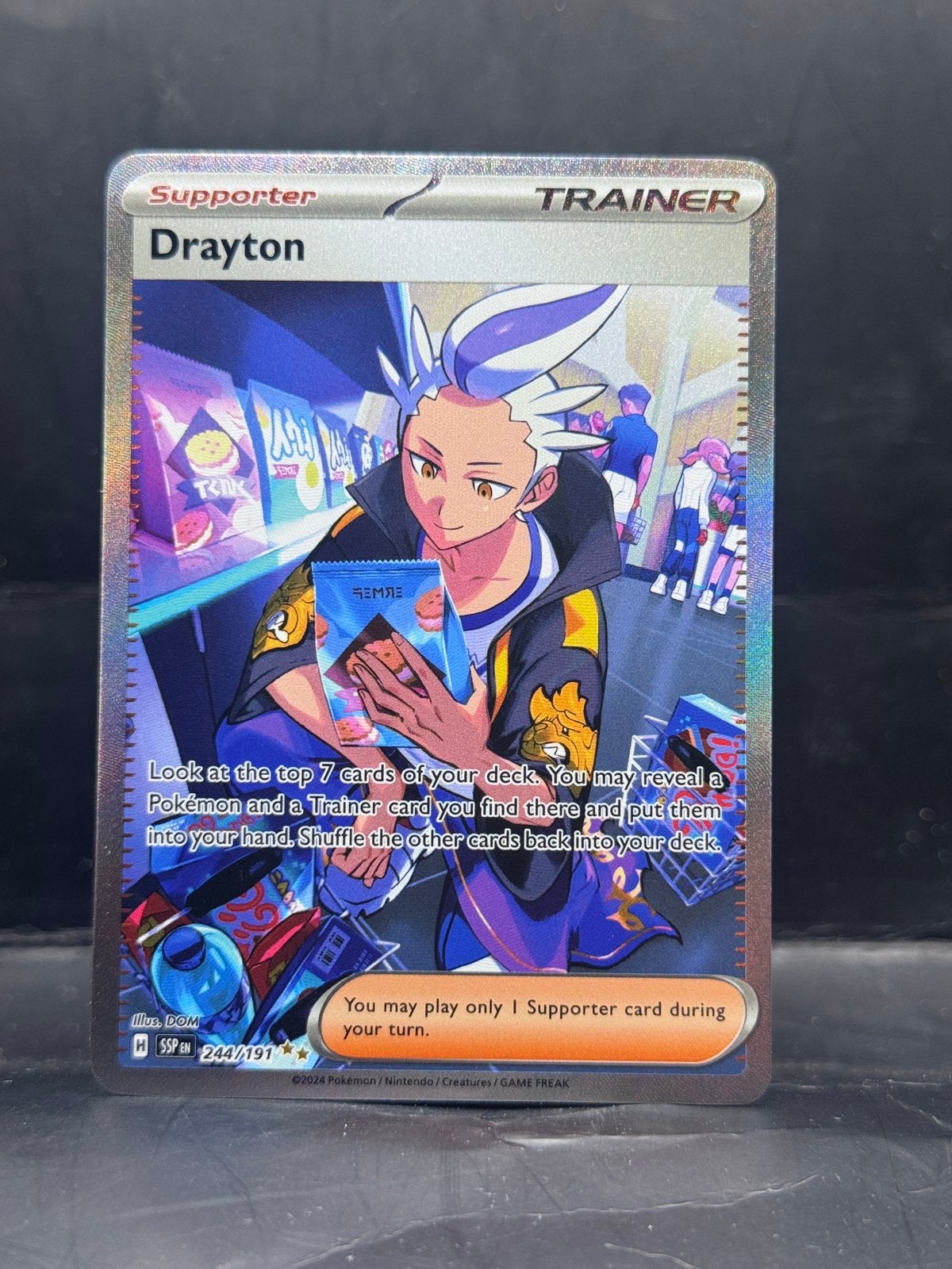 Pokemon Surging Sparks - Drayton 244/191, Ophalen of Verzenden, Zo goed als nieuw