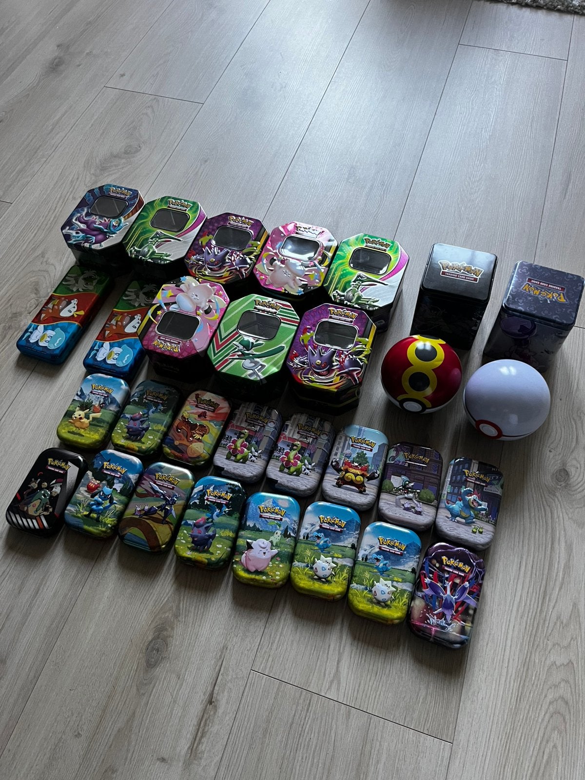 Lege pokemon tins, Ophalen of Verzenden, Zo goed als nieuw, Overige typen
