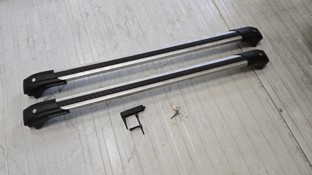 Originele Dakdragers voor o.a. Nissan Qashqai +2 J10 Bagage, Auto diversen, Ophalen of Verzenden, Zo goed als nieuw