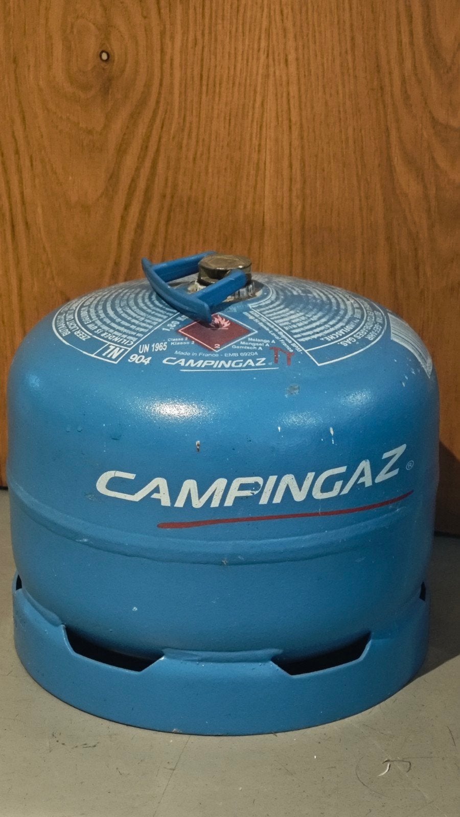 Campingaz gasfles middel 1,8 kg, Ophalen of Verzenden, Gebruikt