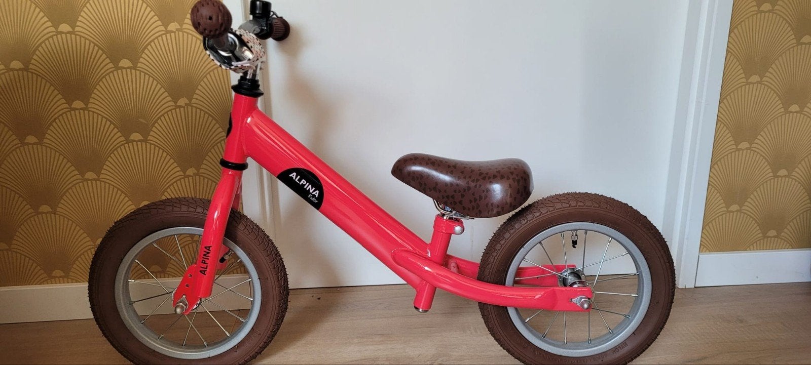 Nieuwe Alpina Rider Loopfiets Roze 12.5 inch, Ophalen of Verzenden, Nieuw, Loopfiets