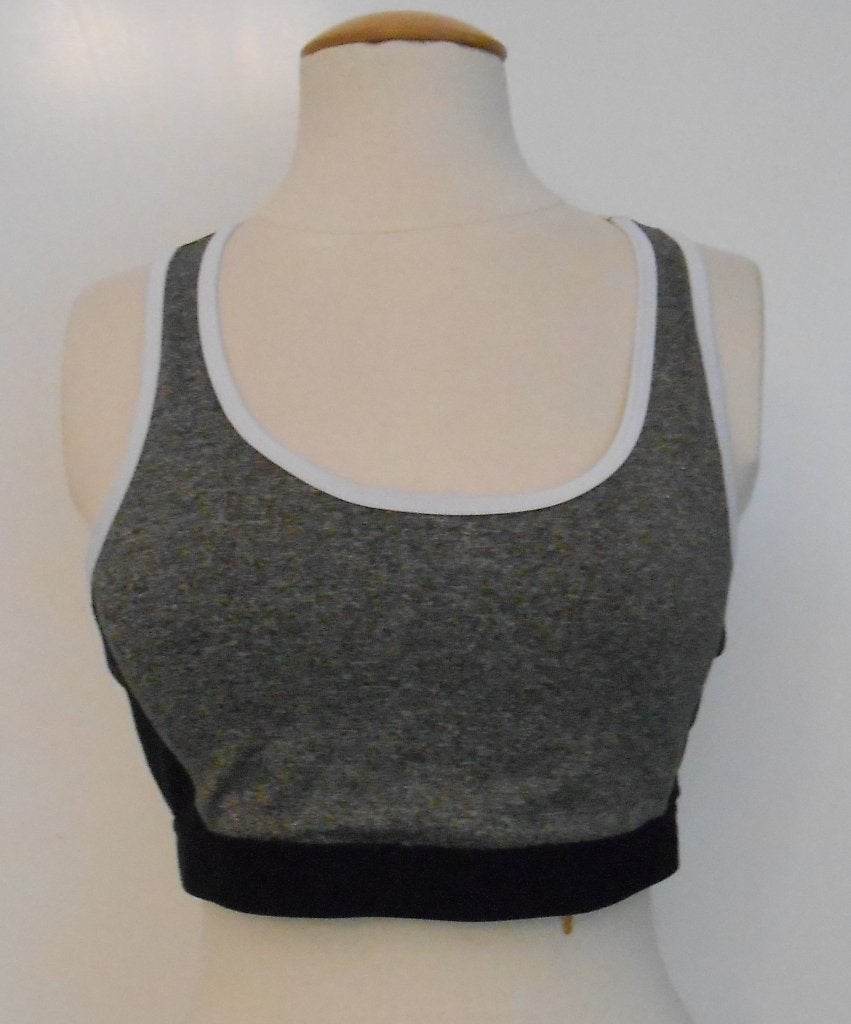 Work Out sport top grijs/zwart mt 42/44, Zwart, Maat 42/44 (L), Ophalen of Verzenden, Work Out