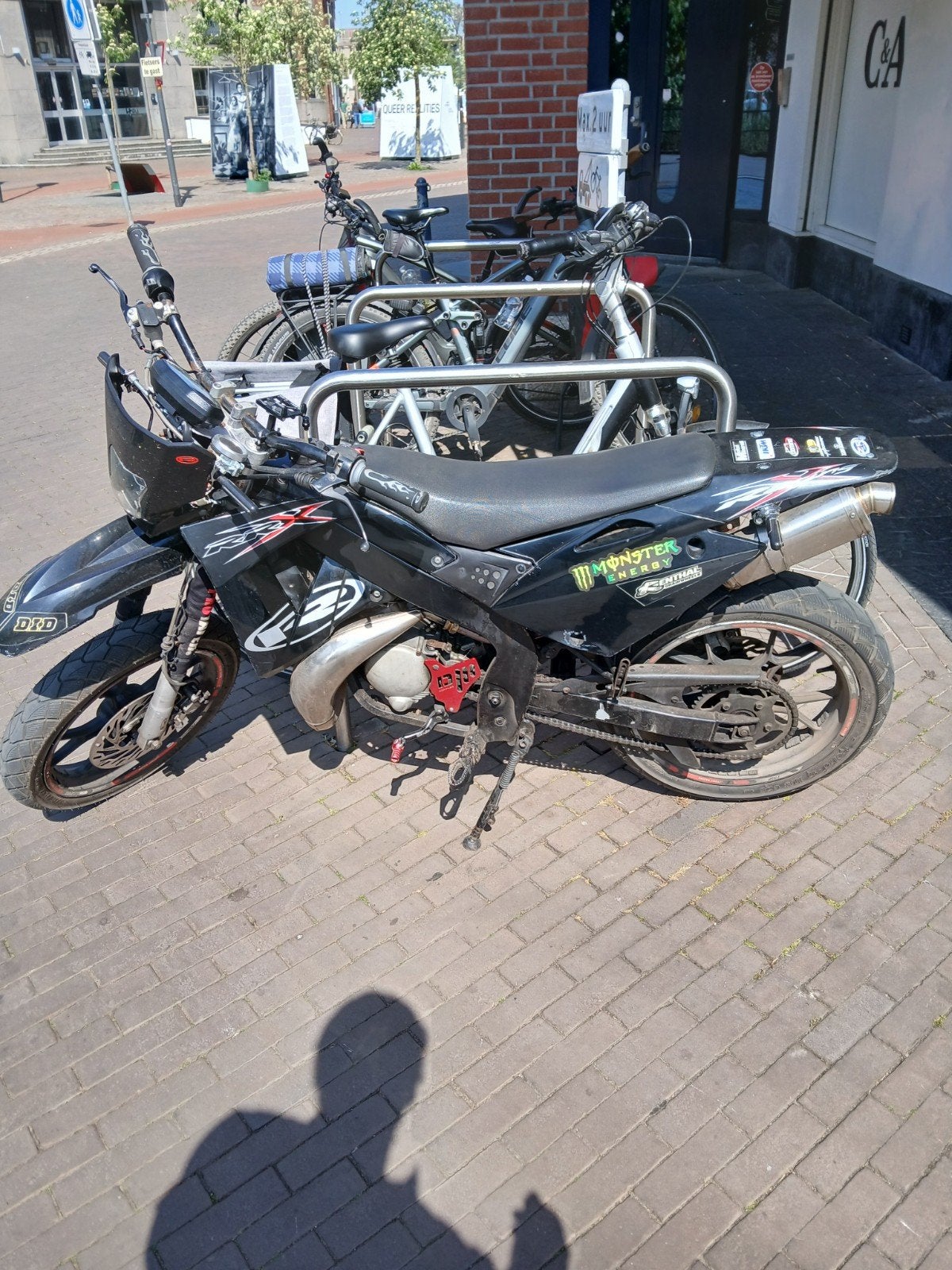 50cc Brommer - Goed rijdend, schakelend en remmend, Ophalen, 6 versnellingen, Gebruikt, Maximaal 45 km/u