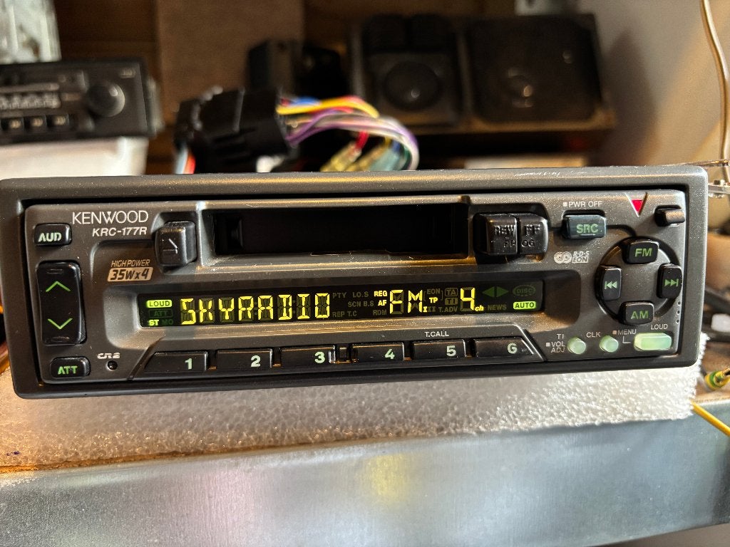 KENWOOD KRC-177R / stereo radio-cassette speler, Ophalen, Gebruikt