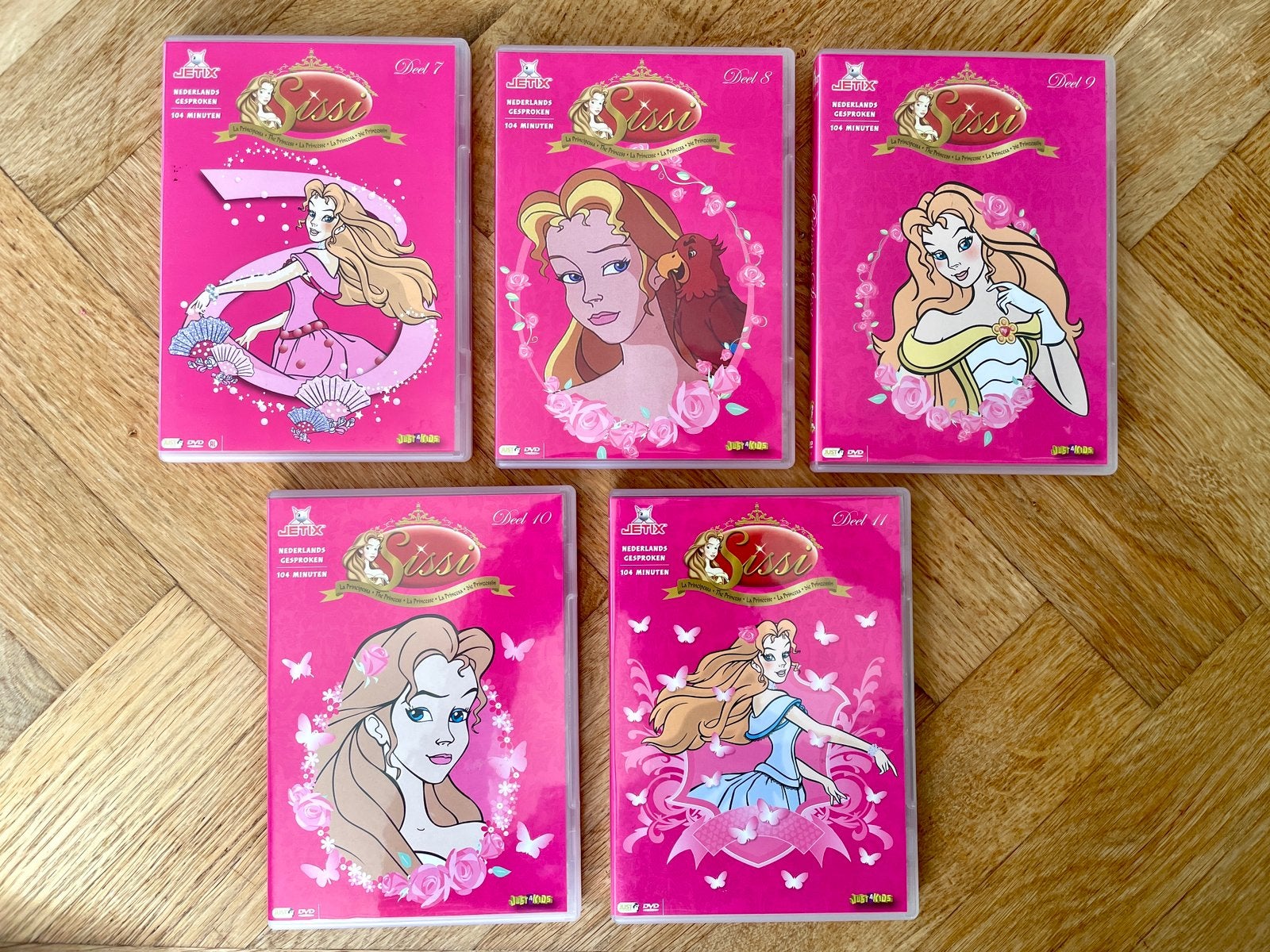 Jetix: Prinses Sissi - Deel 7 t/m 12 op DVD (krasvrij), Cd's en Dvd's, Europees, Tekenfilm, Zo goed als nieuw, Ophalen of Verzenden