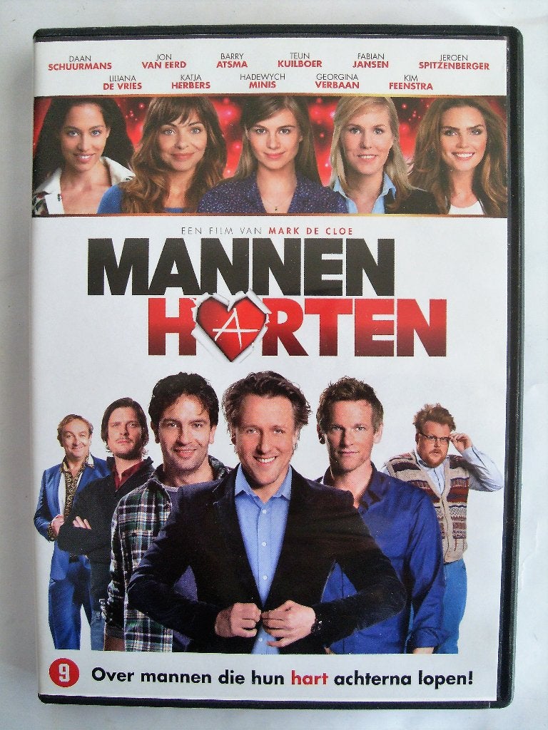 Mannenharten (originele dvd) Mannen Harten, Vanaf 9 jaar, Ophalen of Verzenden, Zo goed als nieuw, Komedie