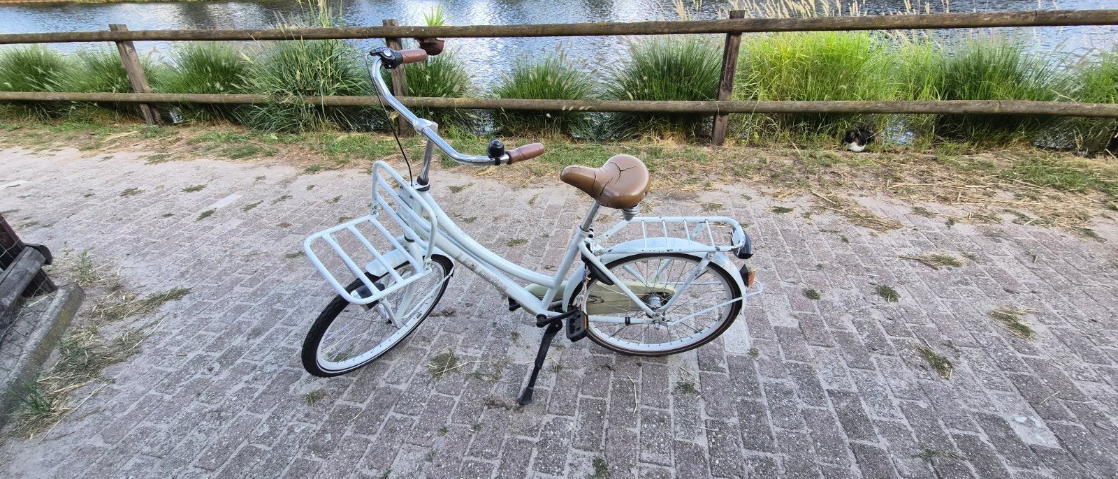 24 inch meisjesfiets, Ophalen, Terugtraprem, Versnellingen, Cortina U4