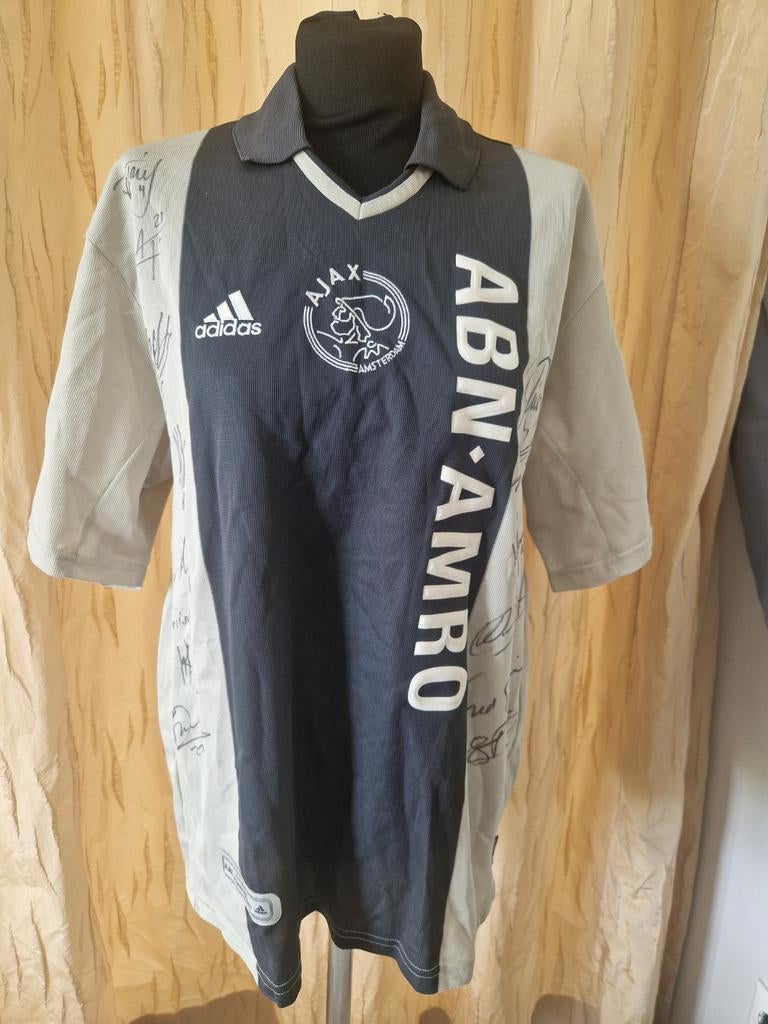 Gesigneerd Ajax Adidas Vintage Shirt - Maat L, Kleding | Heren, Sportkleding, Ophalen of Verzenden