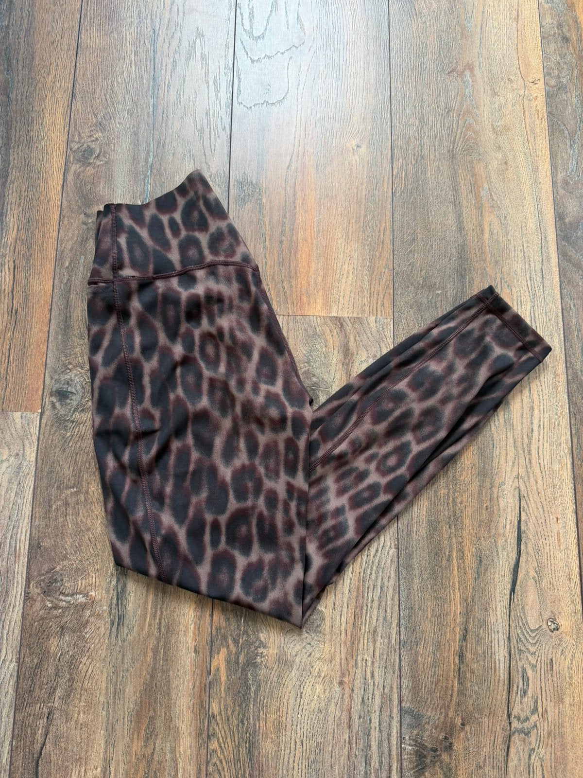 Bruine panter print sport legging van Adidas in maat M, Kleding | Dames, Sportkleding, Maat 38/40 (M), Bruin, Nieuw, Ophalen of Verzenden