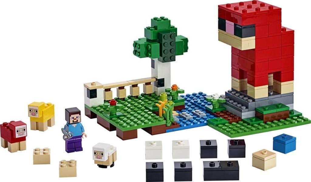 lego 21153 Minecraft Schapenboerderij COMPLEET, Ophalen of Verzenden, Zo goed als nieuw, Complete set, Lego