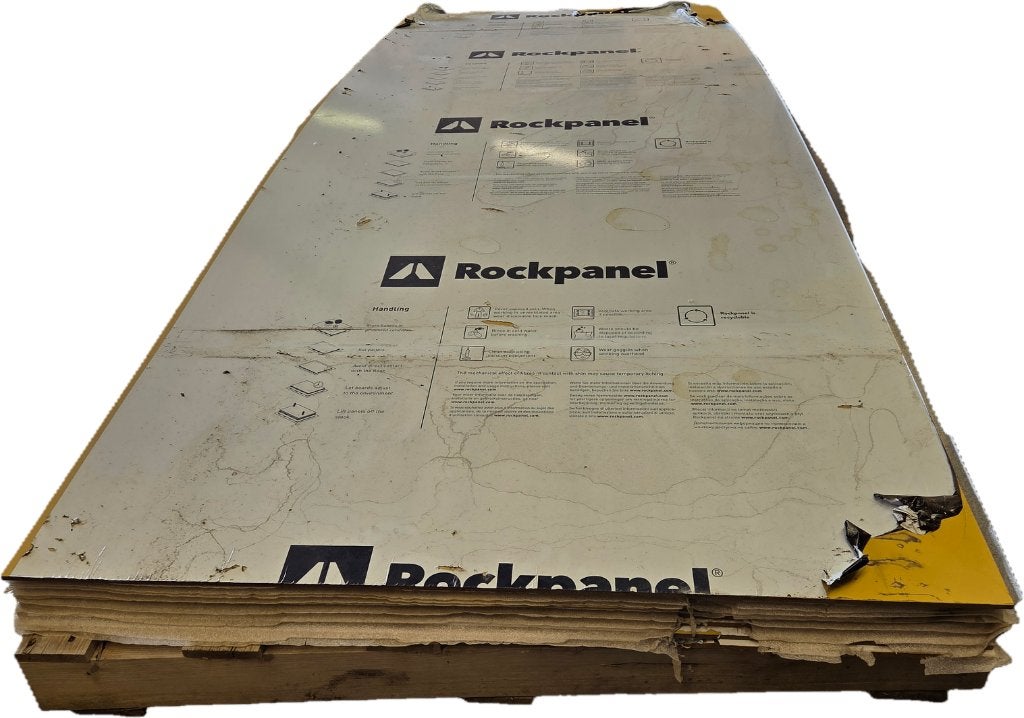 Rockpanel 120x305 cm / 8 mm dik / RAL 1032, Doe-het-zelf en Verbouw, Ophalen, Nieuw, Minder dan 20 mm