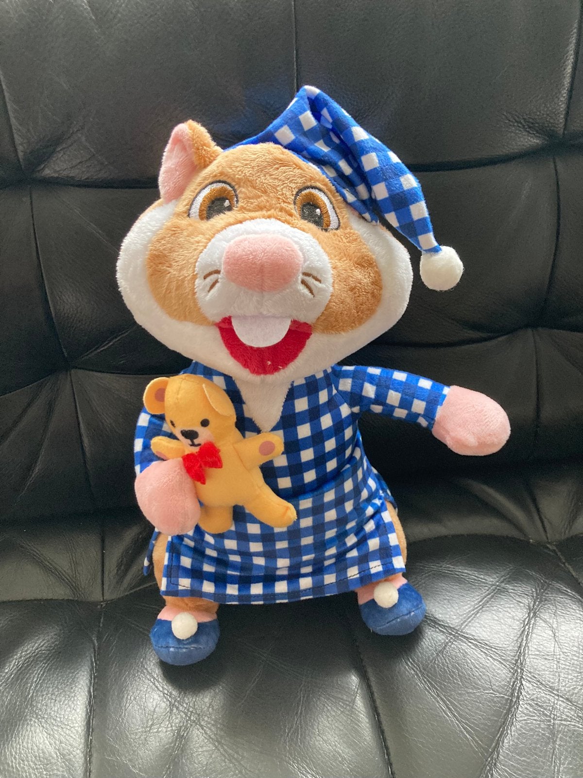 Ah hamster pyjama, Kinderen en Baby's, Speelgoed | Knuffels en Pluche, Ophalen of Verzenden, Zo goed als nieuw, Overige typen