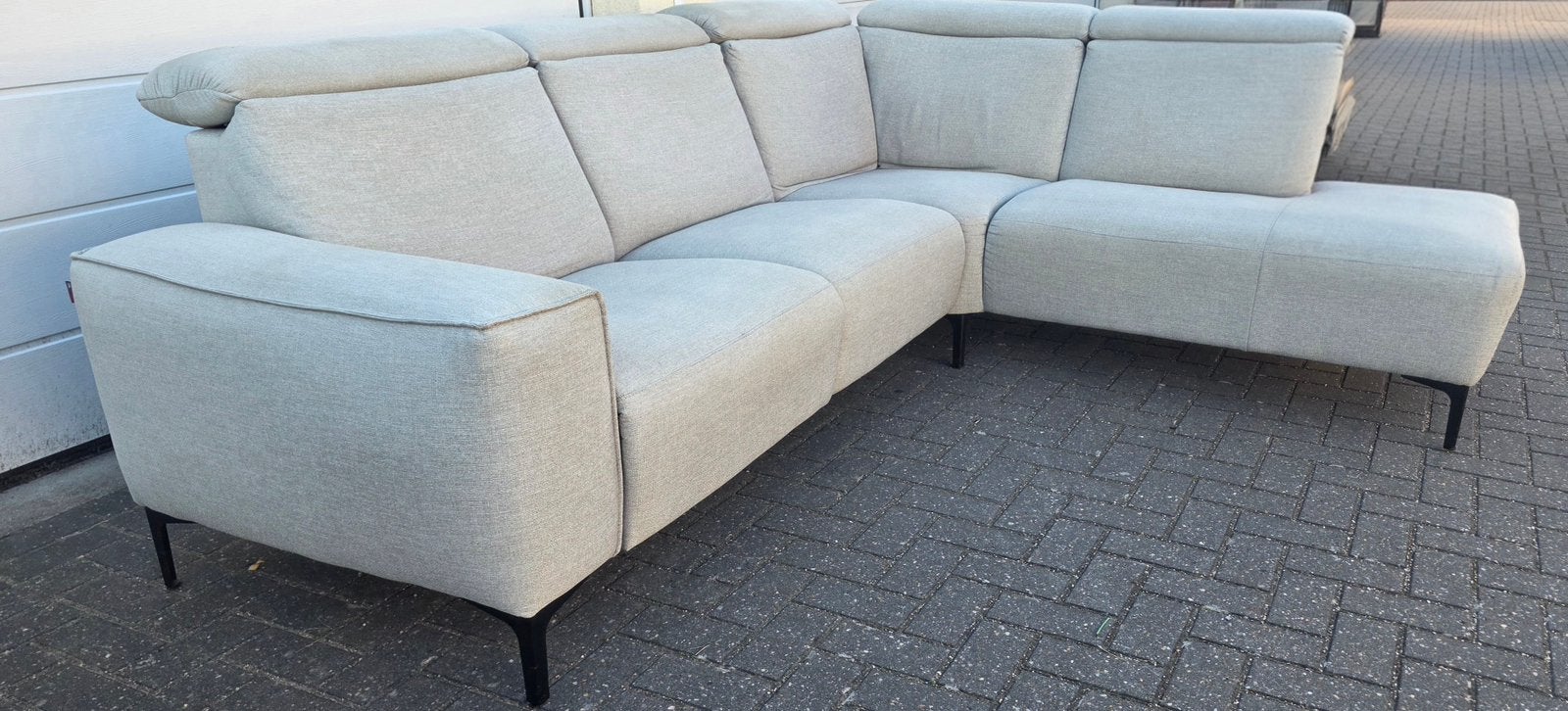 Elecktrish verstelbare hoekbank kan bezorgd worden, Huis en Inrichting, Ophalen, Gebruikt, 150 cm of meer, Vierpersoons of meer