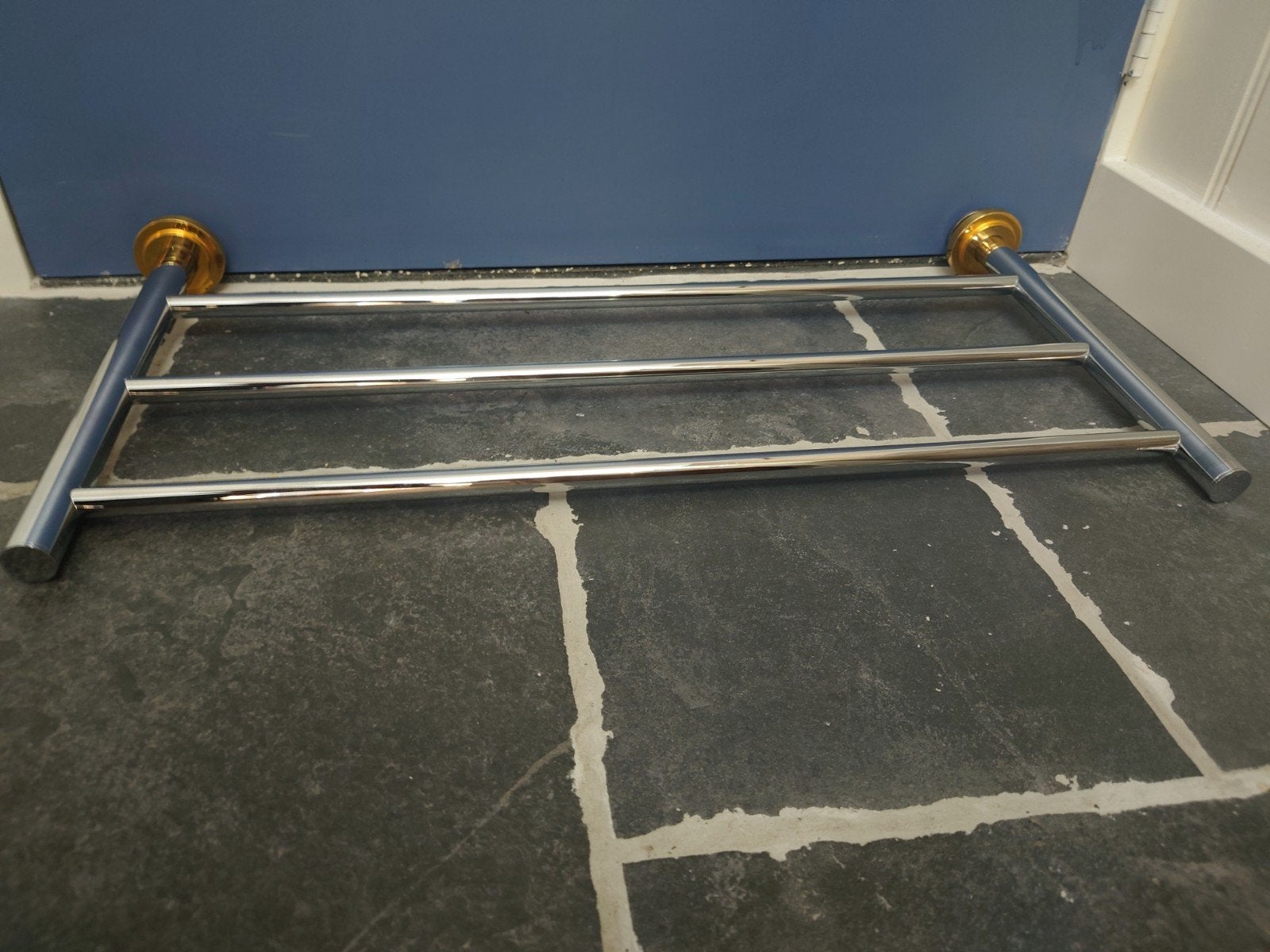 Luxe Design Chroom Wand droogrek 65B x 33D, zgan!, Overige typen, Zo goed als nieuw, Minder dan 100 cm, 25 tot 50 cm