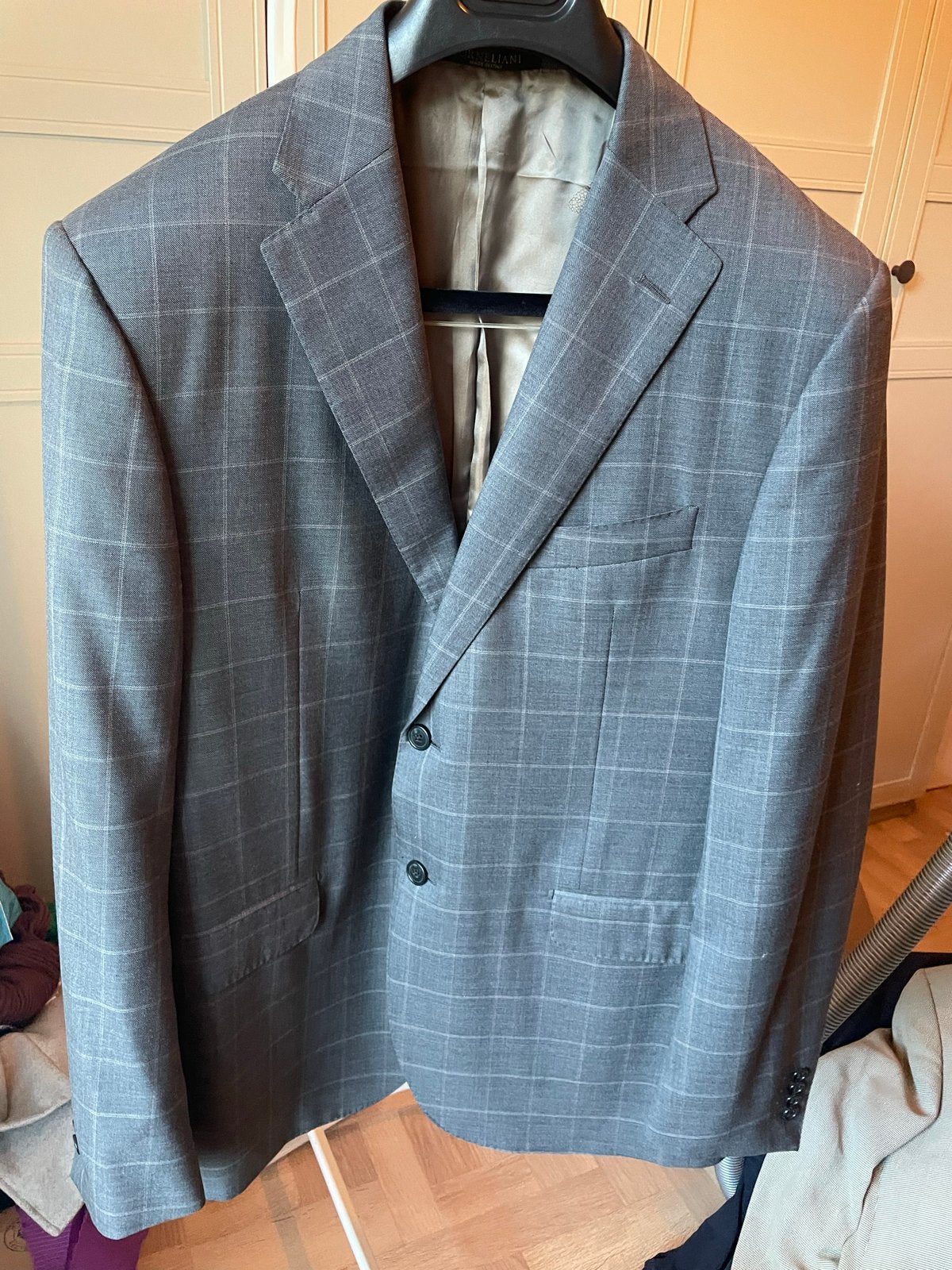 Corneliani Super 150's Virgin Wool Colbert Blazer Maat 54, Kleding | Heren, Ophalen of Verzenden, Zo goed als nieuw, Maat 52/54 (L)