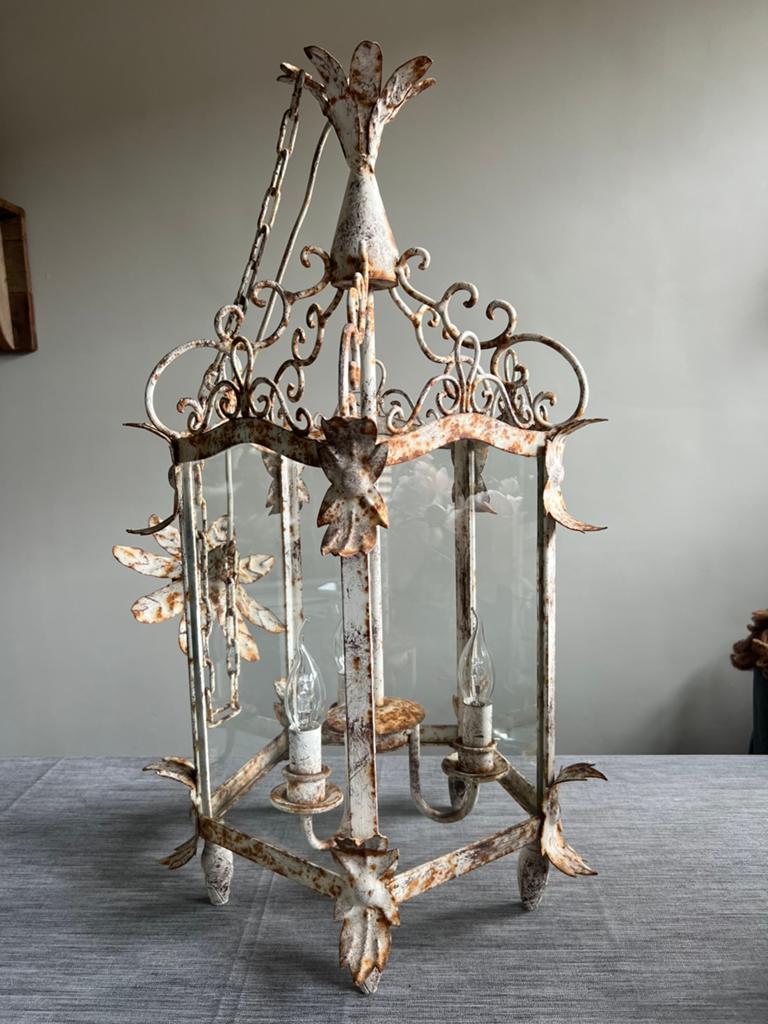 Schitterende antieke/ brocante/ landelijke /lantaarn/lamp, Ophalen