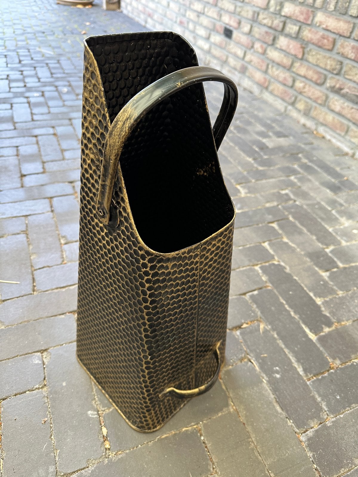 Kolenkit onderkant vierkant 20,5x20,5cm, Ophalen of Verzenden, Gebruikt, Vrijstaande haard, Overige soorten