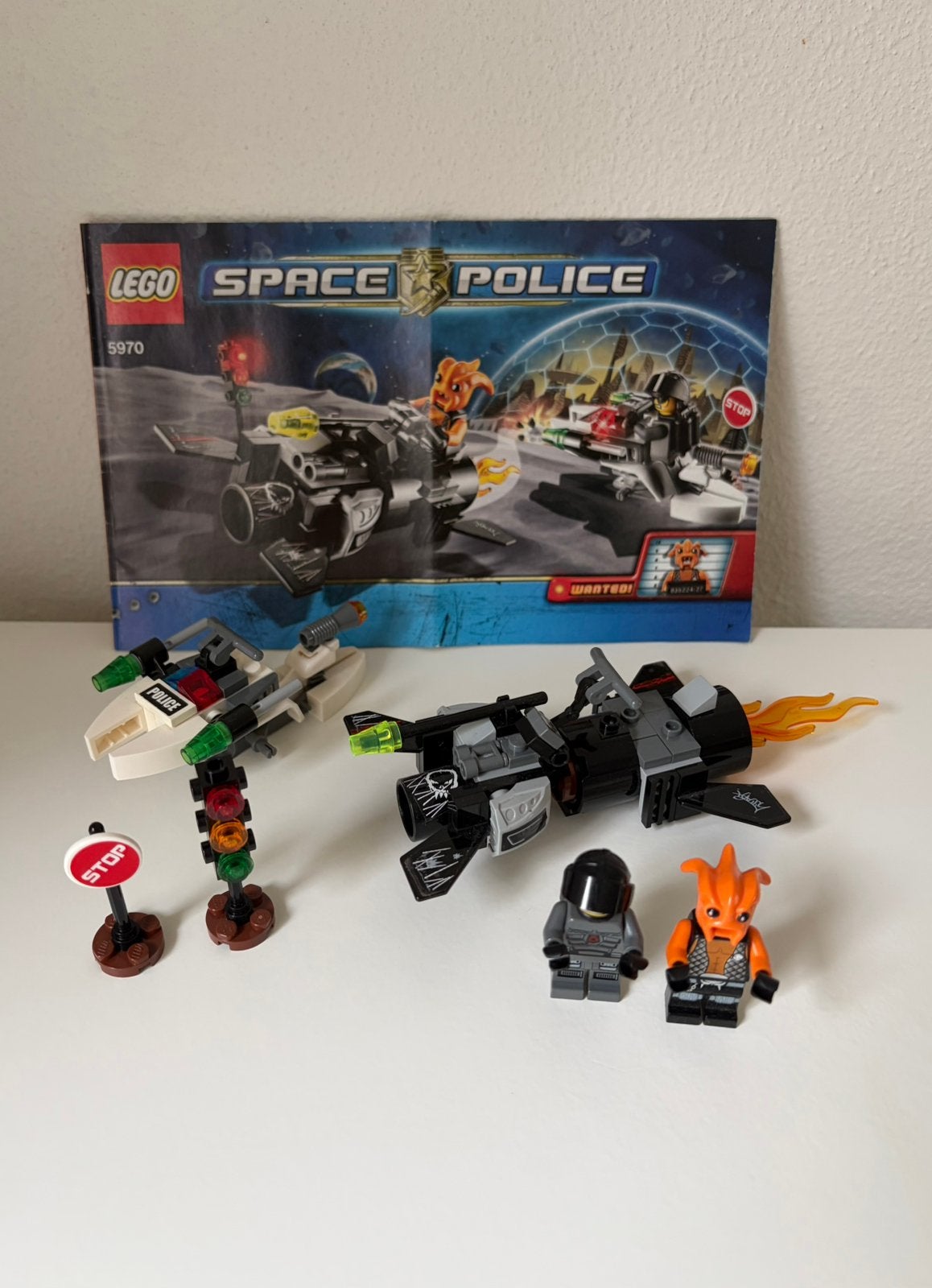 Lego space police 5970 freeze ray frenzy set, Lego, Ophalen of Verzenden, Zo goed als nieuw, Space