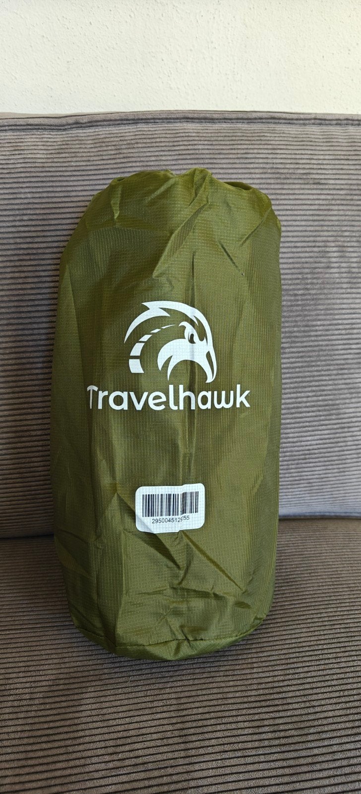 Travelhawk Slaapmat met ingebouwde pomp, Ophalen of Verzenden, Zo goed als nieuw, 1-persoons
