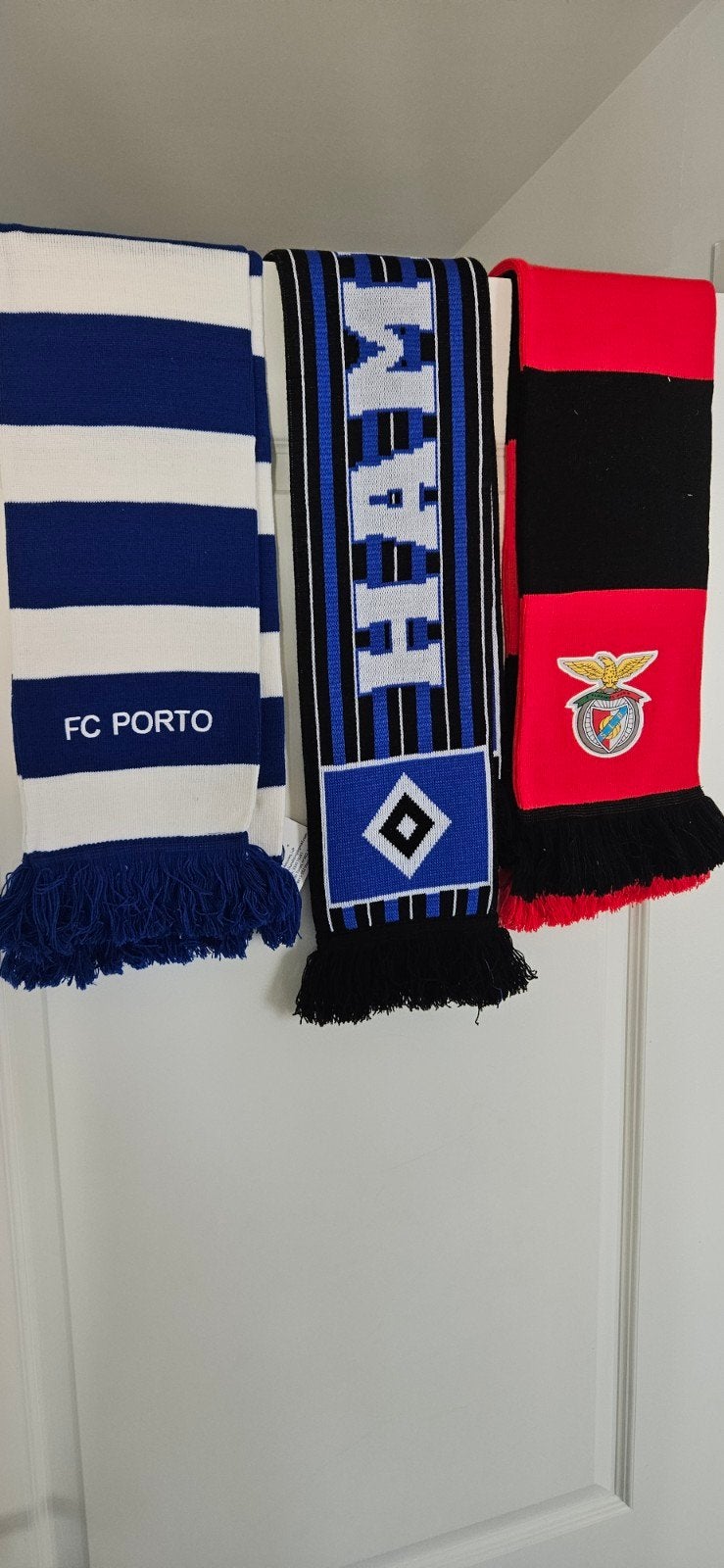 Fansjaals: FC Porto, HSV & Benfica - Origineel, Sport en Fitness, Voetbal, Ophalen, Gebruikt, Clubaccessoires
