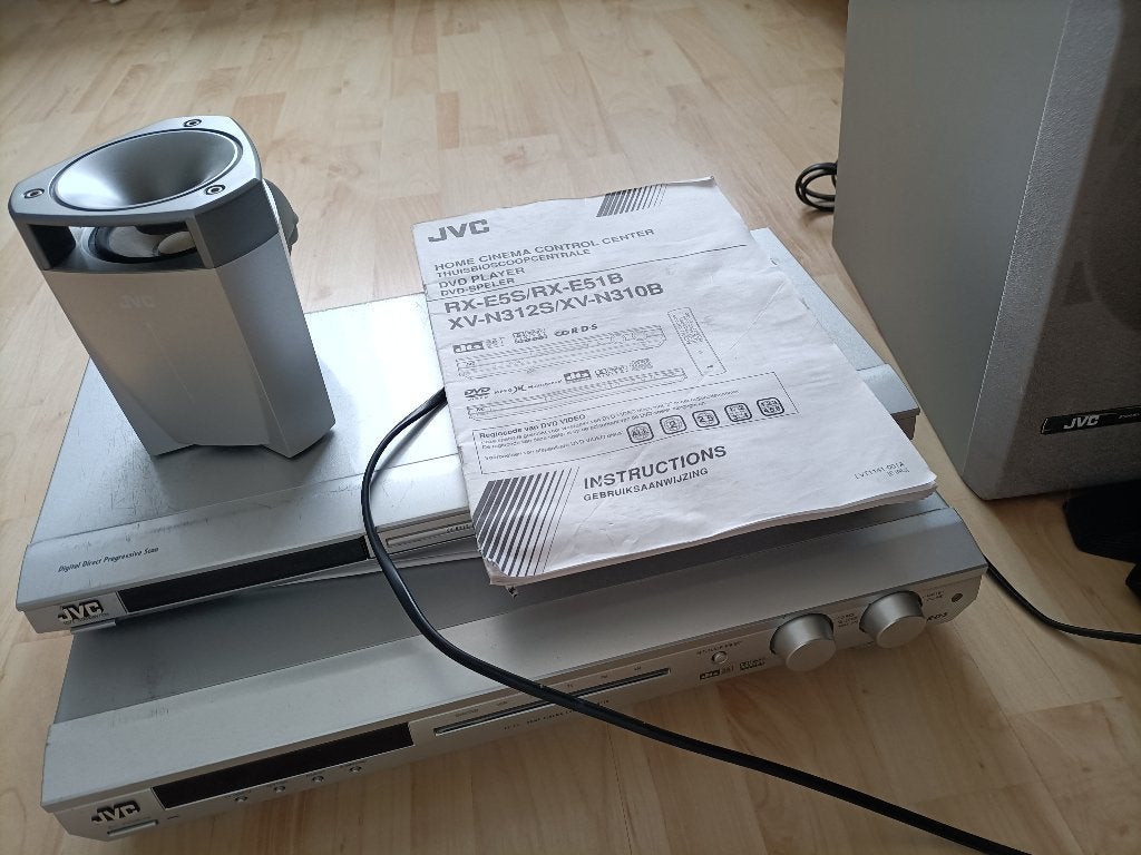 JVC Home cinema set, Gebruikt, Panasonic, 70 watt of meer, Ophalen of Verzenden