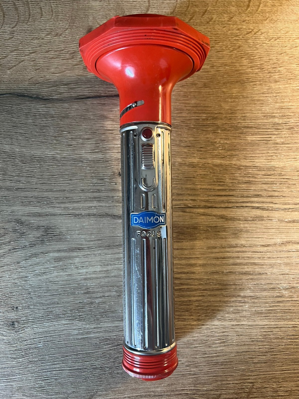 Vintage Daimon Focus zaklamp – Made in Germany, Antiek en Kunst, Ophalen of Verzenden
