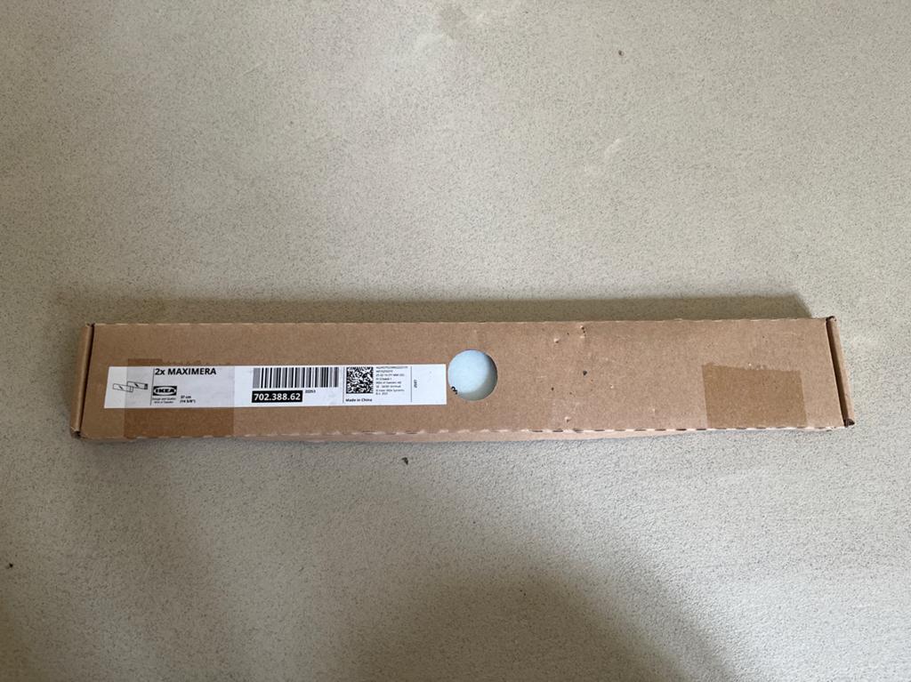 IKEA MAXIMERA Inzet ladezijkant, glas, 37 cm (nieuw), Ophalen of Verzenden, Nieuw