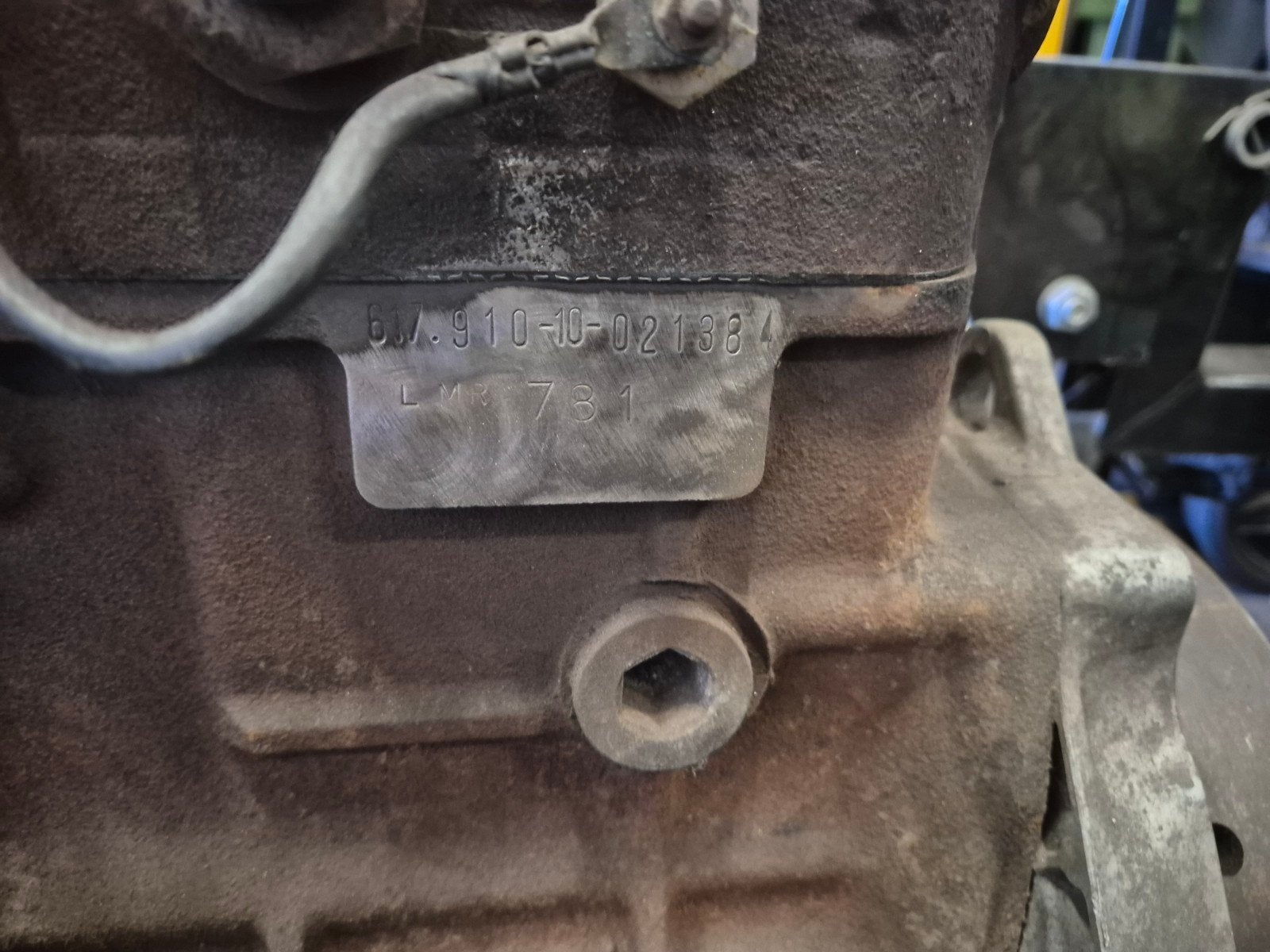 w115 Mercedes-Benz OM617.910 motor voor onderdelen, Ophalen, Gebruikt