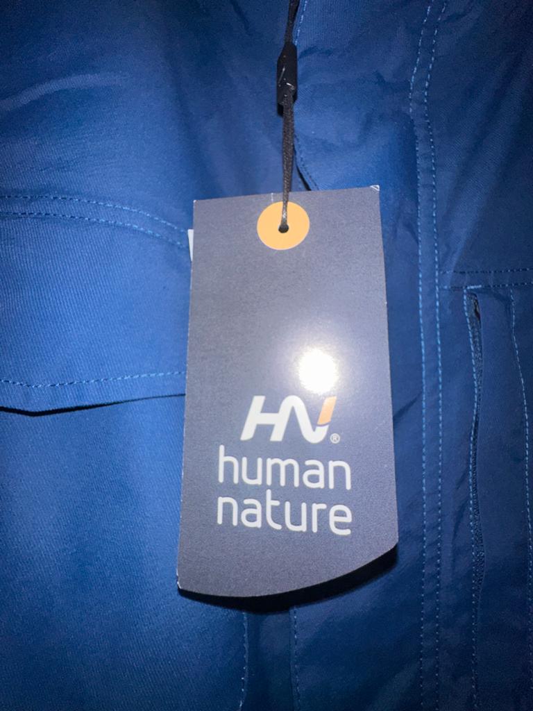 Human Nature Waterdichte Jas Heren Inari Blauw XL, Ophalen of Verzenden, Nieuw, Maat 56/58 (XL), Blauw