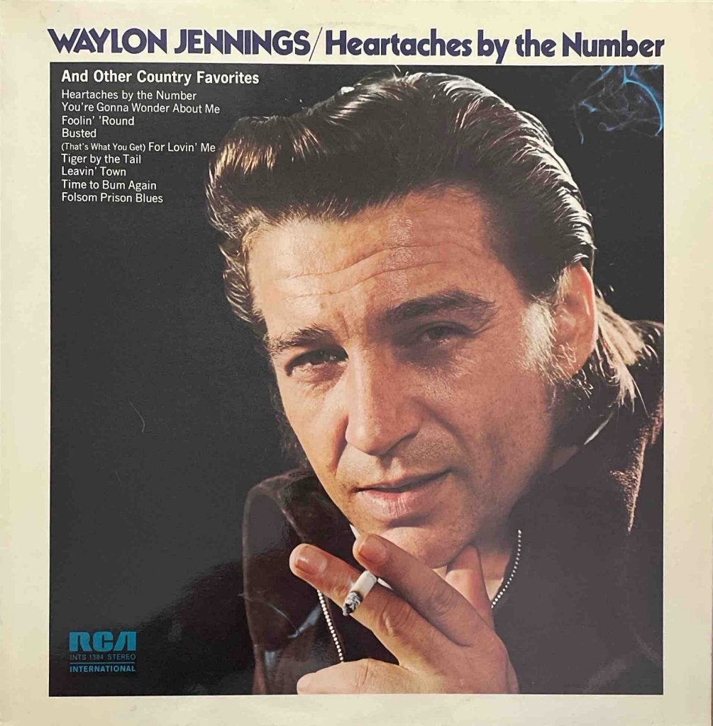 Waylon Jennings – Heartaches By The Number, Cd's en Dvd's, LP, Gebruikt, Ophalen of Verzenden, 12 inch
