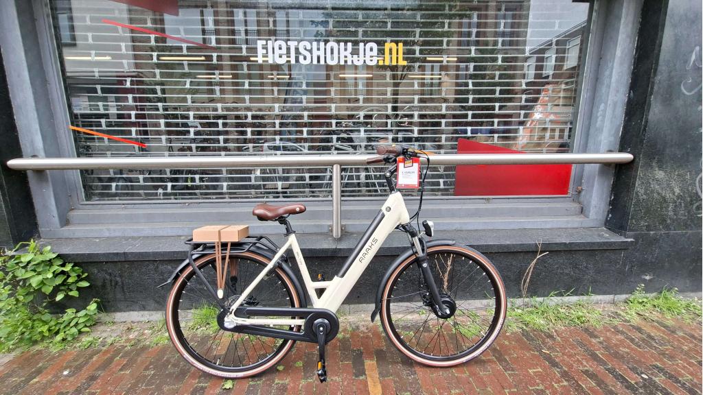 Fietshokje Houtplein: Raaks Belton Creme E-Bike Nieuw!!, Fietsen en Brommers, Fietsen | Dames | Damesfietsen, Niet ingevuld, Nieuw