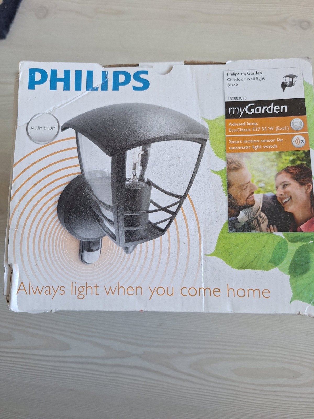 Philips myGarden Buitenwandlamp met bewegingssensor, Bewegingssensor, Wandlamp, Ophalen of Verzenden, Netvoeding
