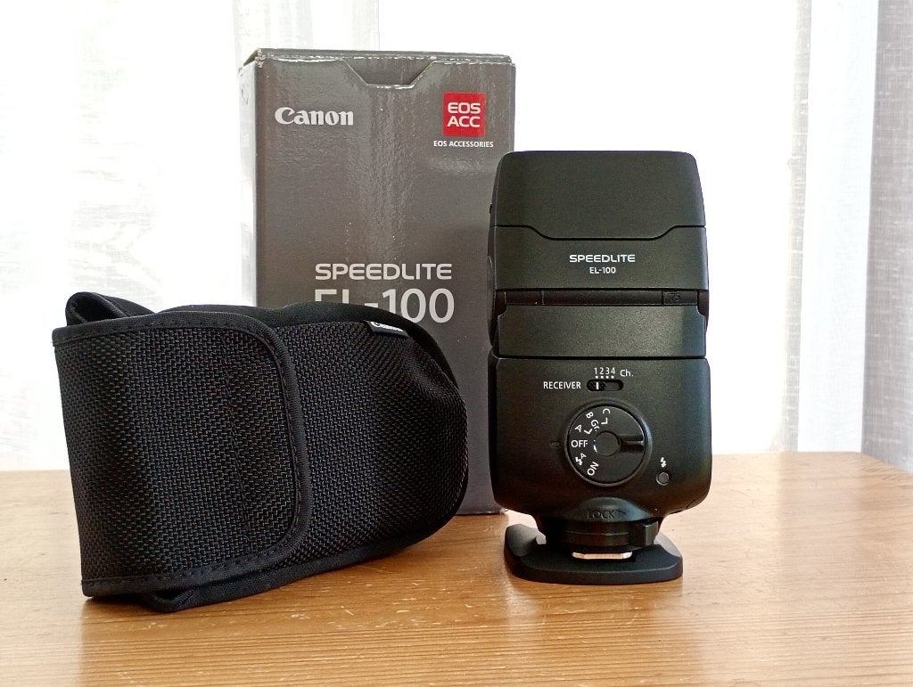 Canon EL-100 Speedlite, Audio, Tv en Foto, Fotografie | Flitsers, Canon, Canon, Externe flitser, Ophalen of Verzenden