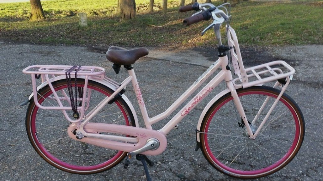Roze Miss Grace Gazelle Frame 59, Ophalen, Gebruikt, Versnellingen, 56 cm of meer