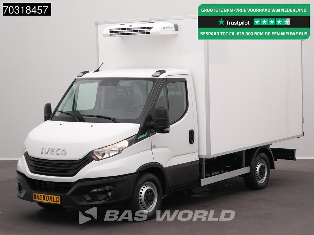 Iveco Daily 35S14 3.0L CNG Zijdeur Koelwagen Thermo King V-3, Auto's, Bestelauto's, Gebruikt, Euro 6, 4 cilinders, Wit