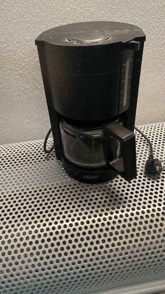 Krups koffiezetapparaat - Zwart, Gebruikt, Witgoed en Apparatuur, Koffiezetapparaten, Gebruikt, 10 kopjes of meer, Koffiemachine
