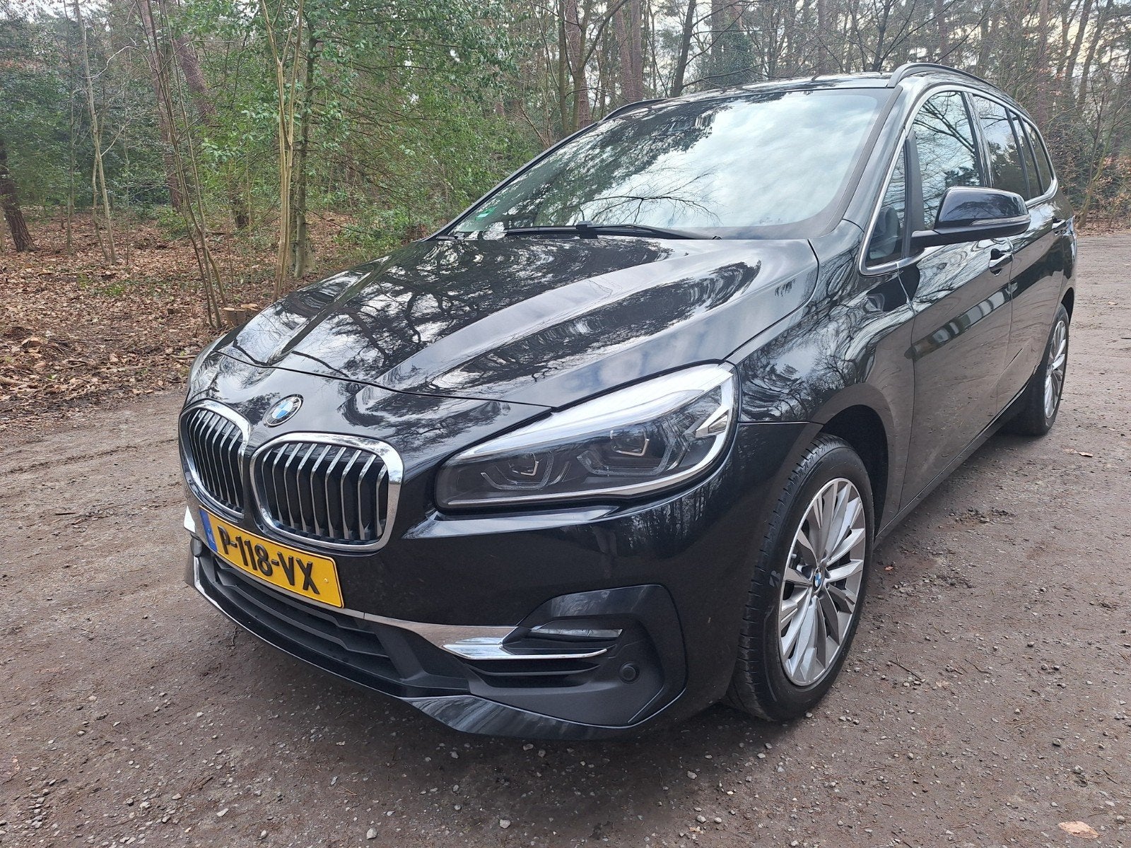 BMW 2-Serie Gran Tourer 216i 109pk 7p. 2022 Zwart, Auto's, BMW, Voorwielaandrijving, 2-Serie Gran Tourer, Zwart, 75 €/maand