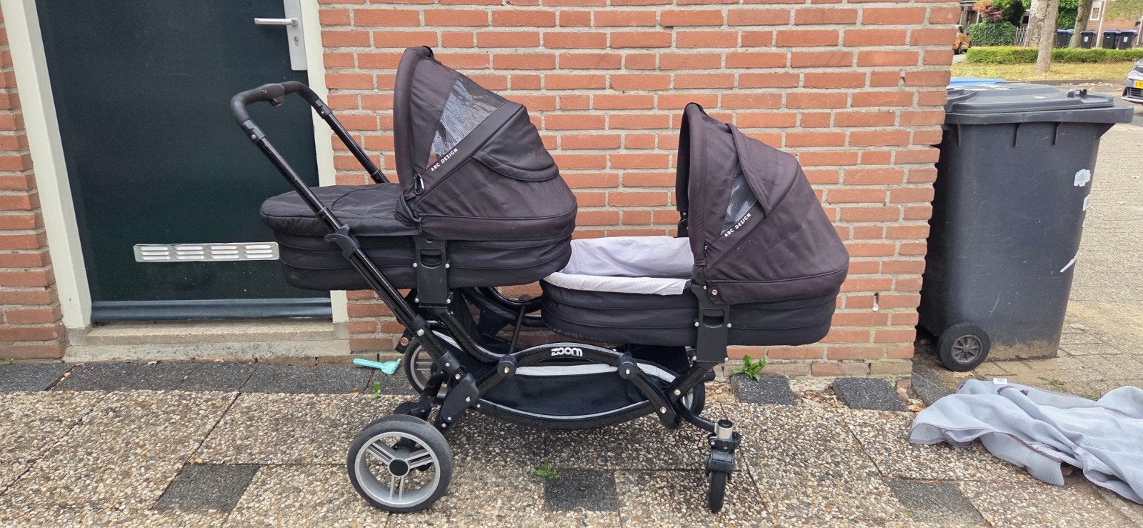 ABC Design Zoom Duowagen met reiswiegen, Kinderen en Baby's, Kinderwagens en Combinaties, Ophalen, Overige merken, Duowagen